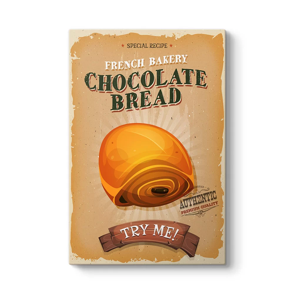Fransız Chocolate Bread Tablosu - Model 2
